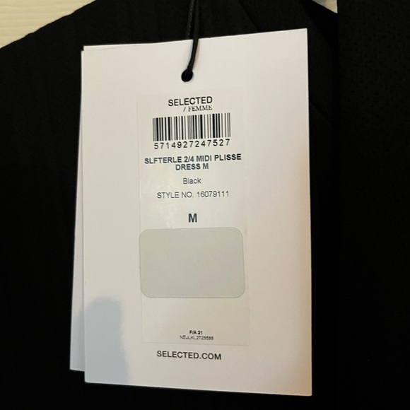 Selected midi dress - Picture 3 of 4